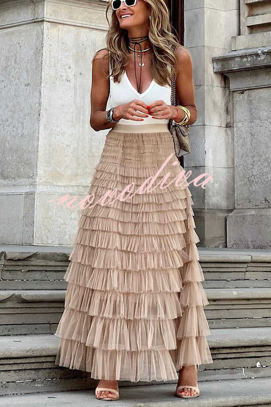 Jenna ruffle rok