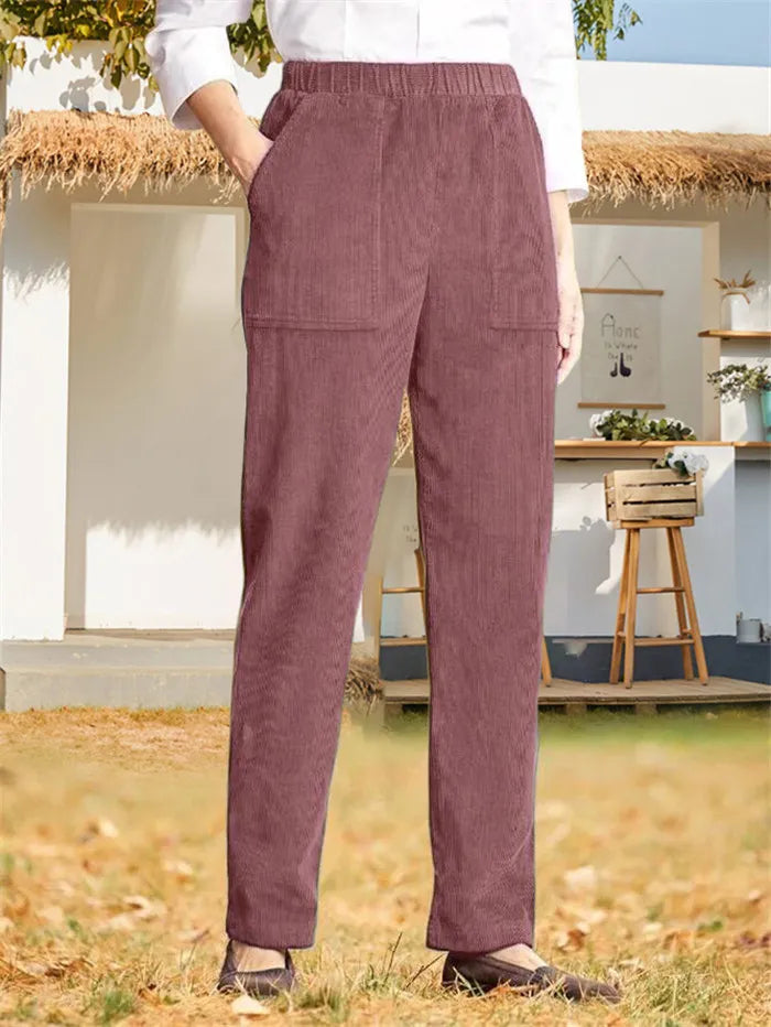 Isley® - Dames Casual Corduroy Broek