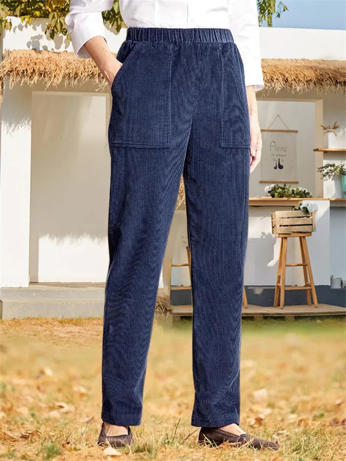 Isley® - Dames Casual Corduroy Broek